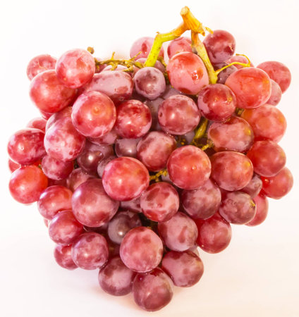 the big bunch red grapeの写真素材