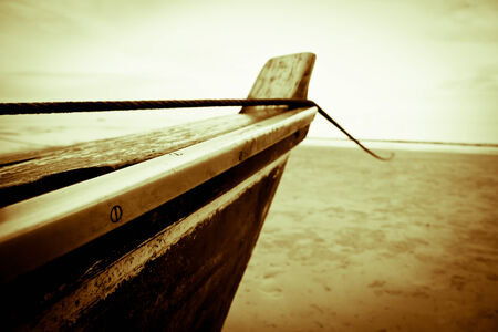 The coast fishery boat in the southern of thailandの写真素材