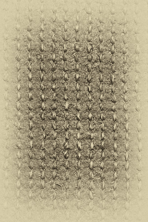 abstract background from plastic rope knit clothの写真素材