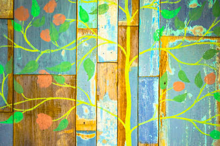 The abstract background of the wood textureの写真素材