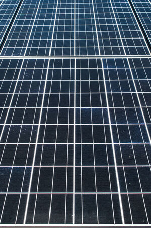 solar cell, the energy from the sunの写真素材