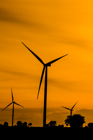 The wind turbine generator,the renewable energyの写真素材