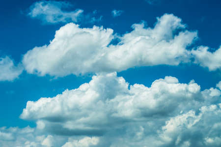 The beautiful cloud and the blue sky