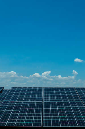 solar cell, the energy from the sunの写真素材