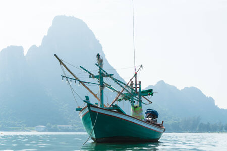The coast fishery boat in the southern of thailandの写真素材