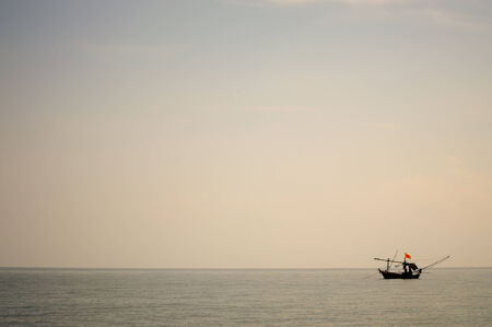 The coast fishery boat in the southern of thailandの写真素材