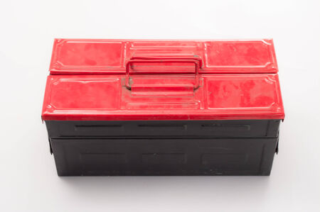 The tool box isolated on white background