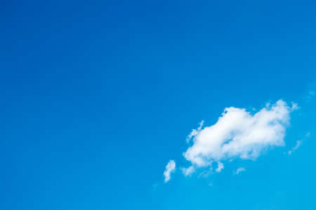The beautiful cloud in the blue skyの写真素材
