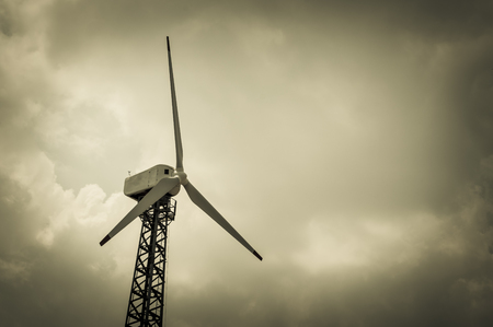 The wind turbine generator,the renewable energyの写真素材