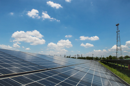 solar cell, the energy from the sun