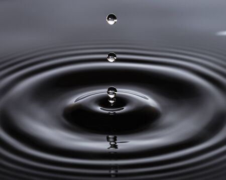 water drop on water surface