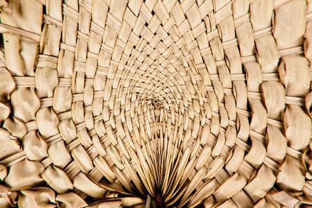 Bamboo is a cross-made curved horizontal windの写真素材