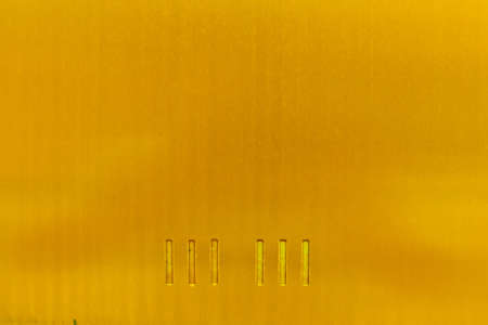 Aluminum surface, the bright red center around the shadowsの写真素材