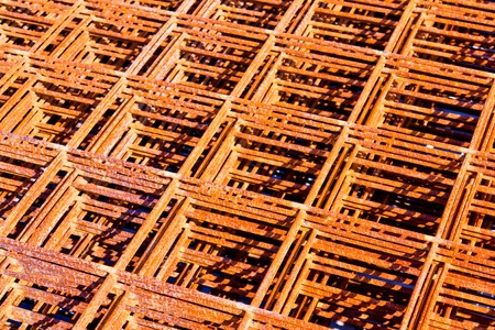 The steel used in construction background texture