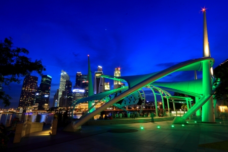 Esplanade outdoor stage Singaporeのeditorial素材