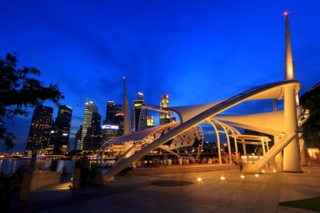 Esplanade outdoor stage Singaporeのeditorial素材