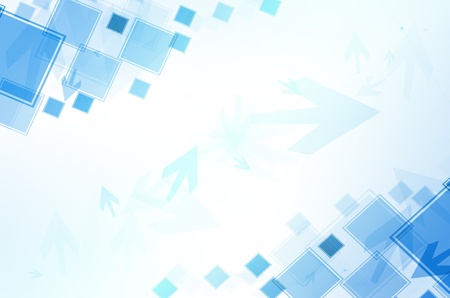 Abstract blue with arrow background の写真素材