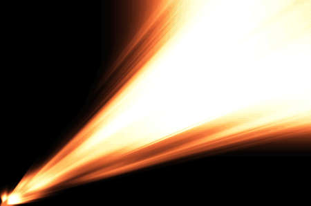orange abstract in black background の写真素材