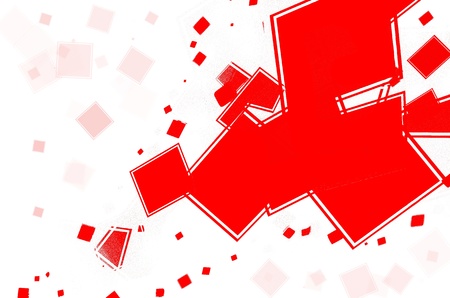 red square abstract background の写真素材