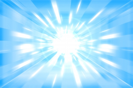 abstract blue and white sunshine background. の写真素材