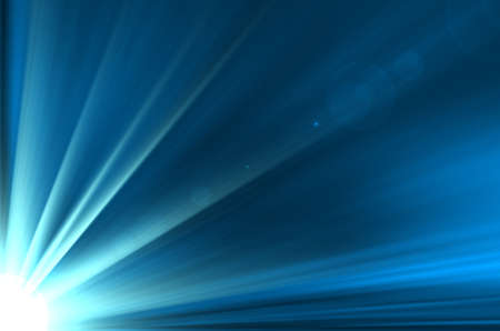blue abstract with sunshine background.の写真素材