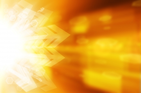 Abstract yellow technology background.の写真素材