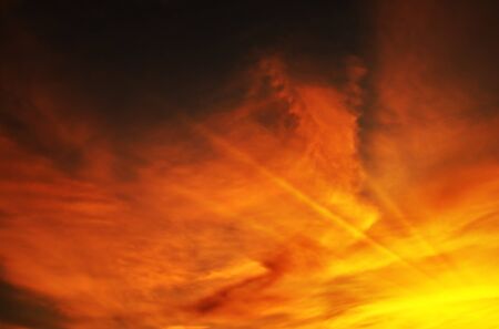 Colorful sky at sunset の写真素材