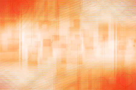 abstract orange circles and square background