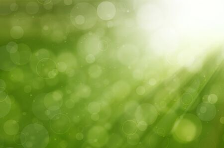 green bokeh abstract backgroundの写真素材