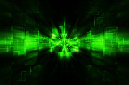 abstract green tech backgroundの写真素材