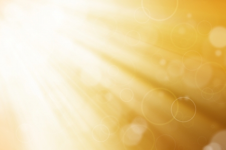 yellow light with circles backgroundの写真素材