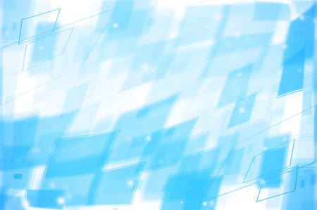 abstract blue square background. の写真素材