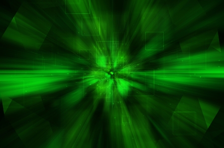 abstract dark green tech backgroundの写真素材