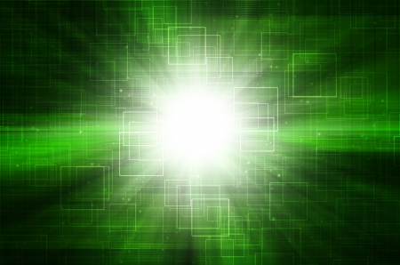 abstract dark green tech concept background.の写真素材