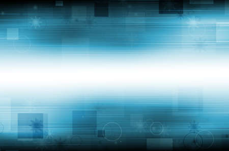 abstract blue technology background の写真素材