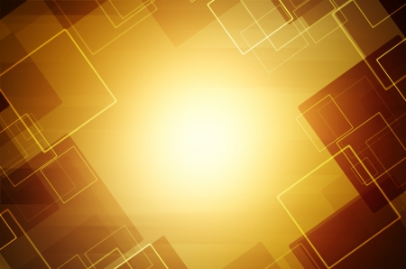 Bright yellow hi-tech abstract background.の写真素材