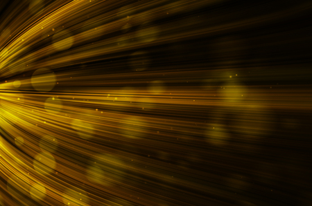 Abstract circular on dark yellow background.の写真素材