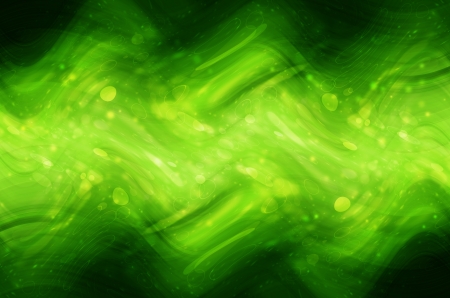 Abstract colorful bokeh on green background. の写真素材