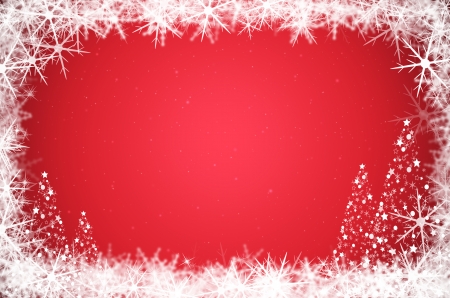 Abstract christmas background with christmas tree and snowflake  の写真素材