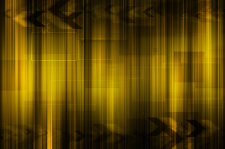 dark yellow tech backgroundの写真素材