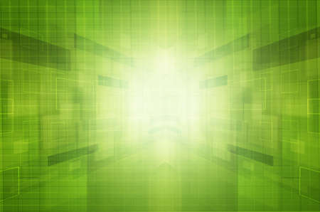 Green abstract tech background.の写真素材