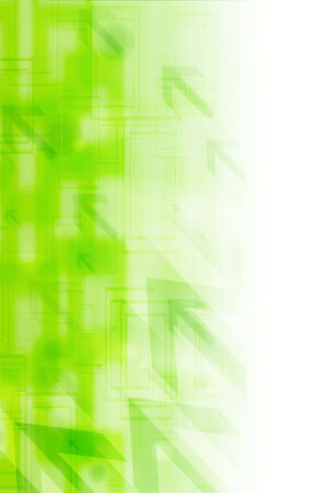 Abstract green with arrow technology background の写真素材