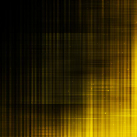 Abstract lines on dark yellow background.の写真素材