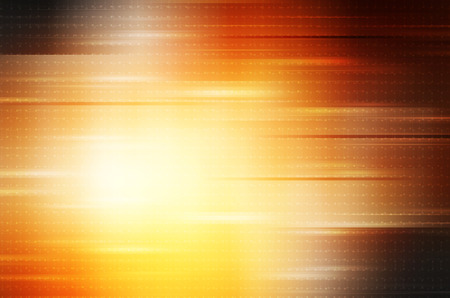 abstract lines on orange backgroundの写真素材