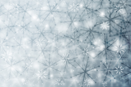 christmas abstract background with snowflakes.の写真素材