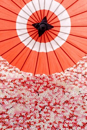 japanese umbrellaの写真素材