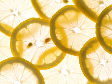 a background image of slice lemon