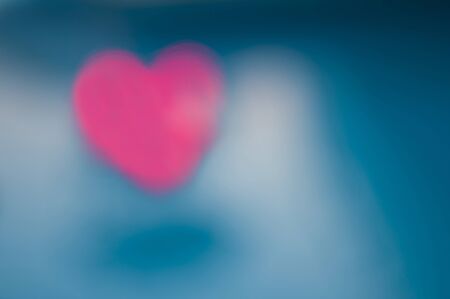 heart bokeh background made from digital graphicの写真素材