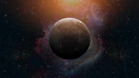Solar System - Mercury. It is the smallest and closest to the Sun of the eight planets in the Solar...