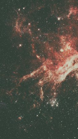 Nebula and galaxies in deep space. Elements of this image furnished by NASA.